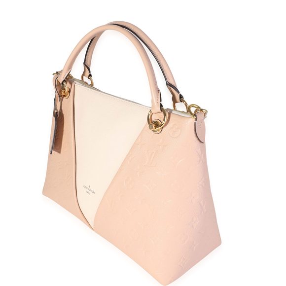 Louis Vuitton Cream & Beige Monogram Empreinte V Tote MM - Picture 2 of 8